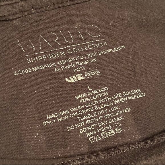 Naruto Uzumaki Sasuke Uchiha Shippuden Collection Graphic Tee Shirt / Size L - Picture 5 of 5